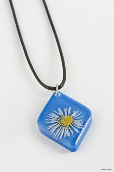 ZERO LAND Zngzrmll Daisy Cornered Epoxy (42330) Pendant Blue