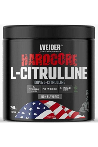 Weider Hardcore L-Citrulline Preworkout Stimulat Free 250 Grams