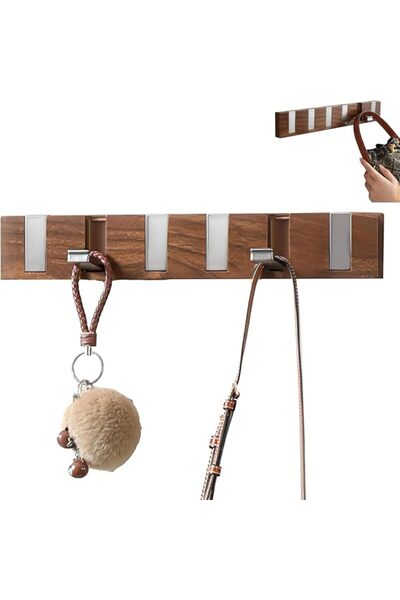 GENERAL Baborech Wall Mounted Coat Hooks, Heavy Duty Self Adhesive Key Rack w...