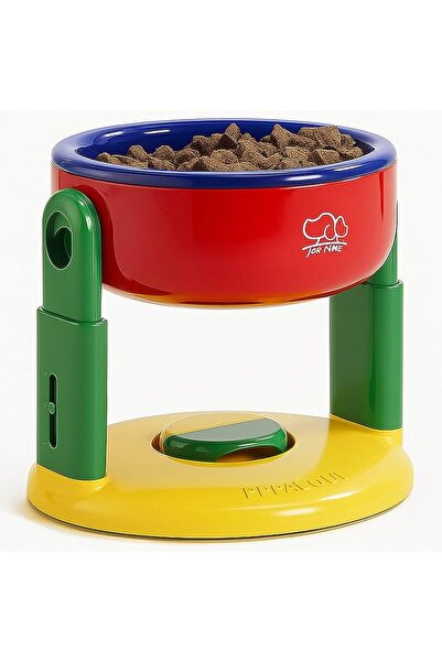 GENERAL Pet Food Bowl, Pet Suction Cup - Adjustable Height for Cats and Dogs,...
