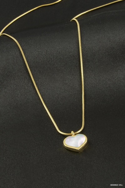 ZERO LAND Zngzrmll Heart Steel (42611) Necklace Yellow