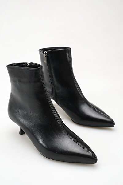 meyra'nın ayakkabıları Women's Thin Heeled Boots Black Yanki