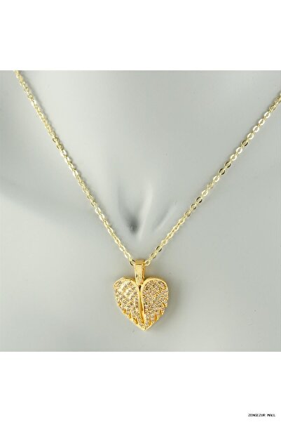 ZERO LAND Zngzrmll at Collapsible Zircon Stone Tr (40412) Necklace Yellow