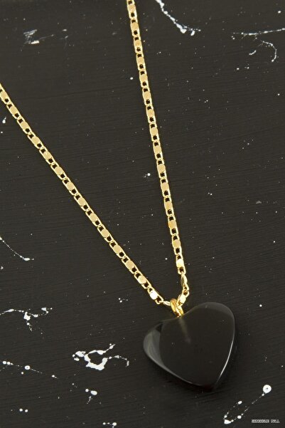 ZERO LAND Zngzrmll New Season Heart (43445) Necklace Black