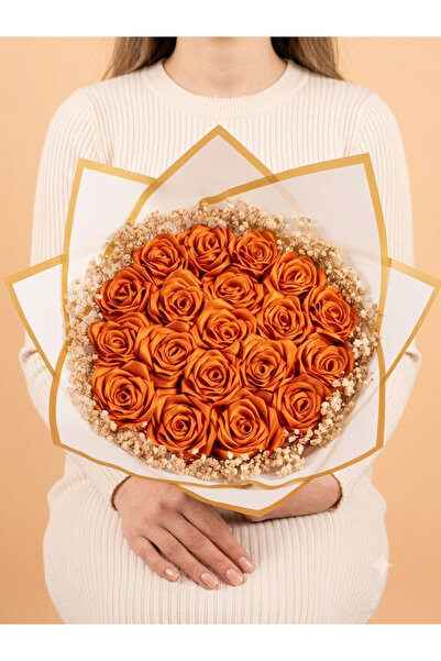 SATENCE STORE 19 lu Turuncu Gül Buketi