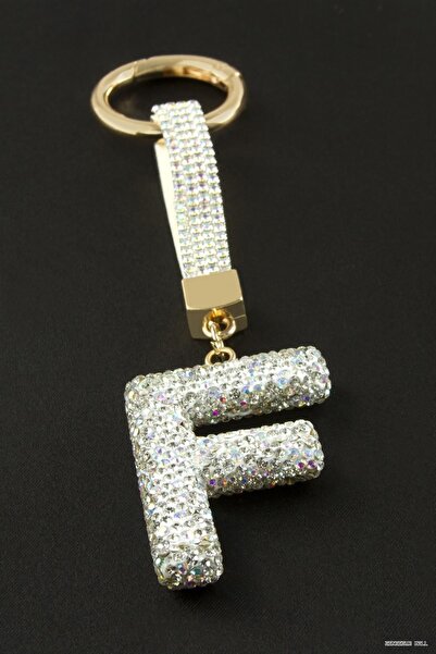 ZERO LAND Zngzrmll Lettered Savaroski (35720) Stone Keychain