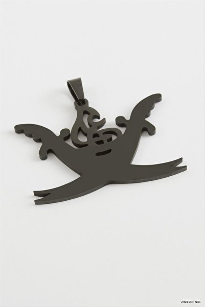 ZERO LAND Zngzrmll Zulfiqar Steel Pendant 4.5 (35901) cm Black