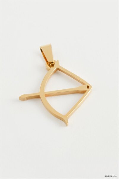 ZERO LAND Zngzrmll Bow Arrow Steel Pendant 2.5 (35839) cm Yellow