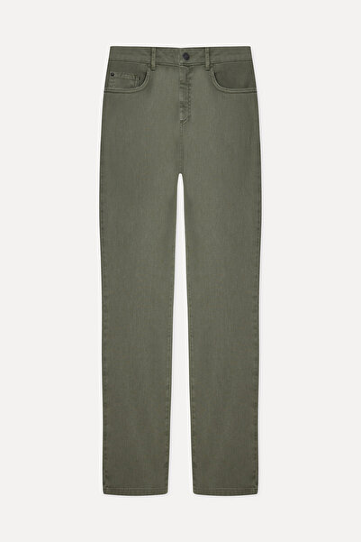 Mudo Men's Khaki Slim Fit Trousers