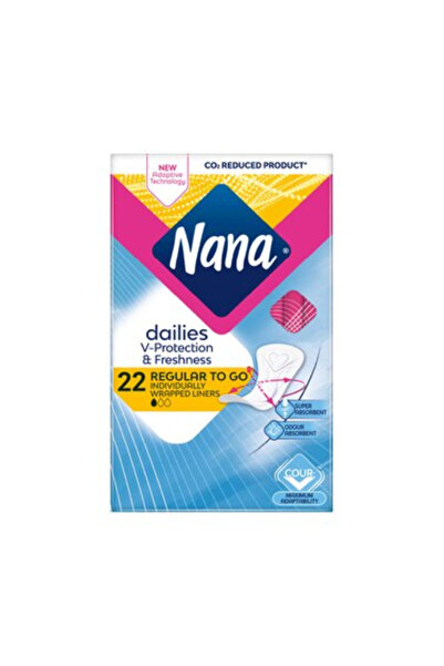 Nana Panty Liners Normal Wrapped (22pcs) x3