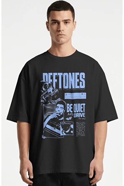 SEVBANO Deftones Rock Metal Music Band Printed Unisex Oversize Premium T-Shirt