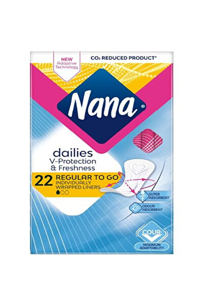 Nana Panty Liners Normal Wrapped (22pcs) x6