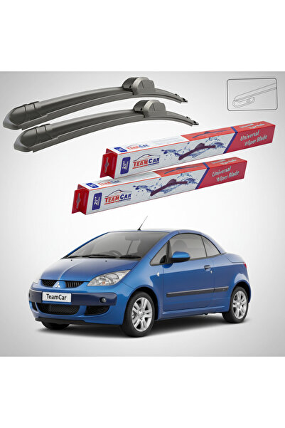 TEAMCAR Wipers Mitsubishi Colt CZC Cabriolet (RG) 2006-2008 | Front Set Flat ...