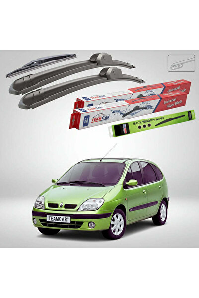 TEAMCAR Wipers Renault Scenic I Facelift 2000-2003 | Front and Rear Flat Set ...