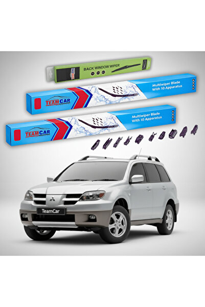 TEAMCAR Υαλοκαθαριστήρες Mitsubishi Outlander I (CU) 2003-2007 |   Σετ Εμπρός...