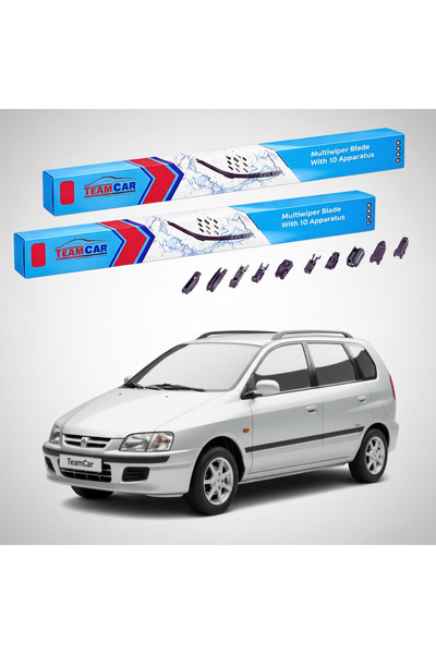 TEAMCAR Wipers Mitsubishi Space Star I (DG_A) 1998-2004 | Front Set Flat Prem...
