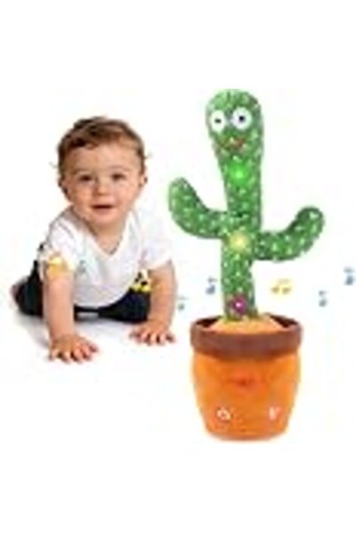 Toy Cactus Interactive Dancing Talking Baby Toy, Musical Singing Repeat What ...