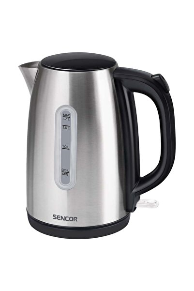 Sencor Fierbător electric fără fir, Inox 1.7l, putere 2200 W, filtru detașabi...