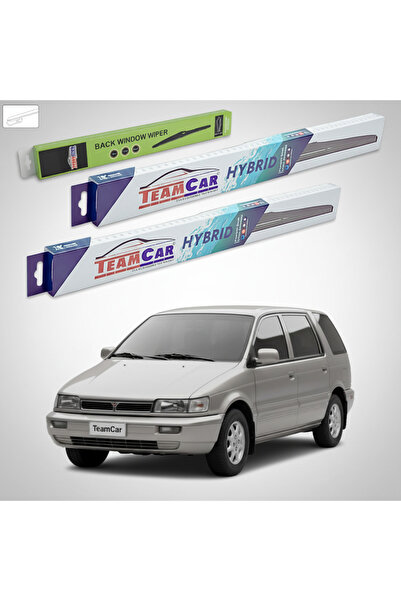 TEAMCAR Lamele ștergătoare Mitsubishi Santamo MPV 1999-2004 |   Set Hibrid Fa...
