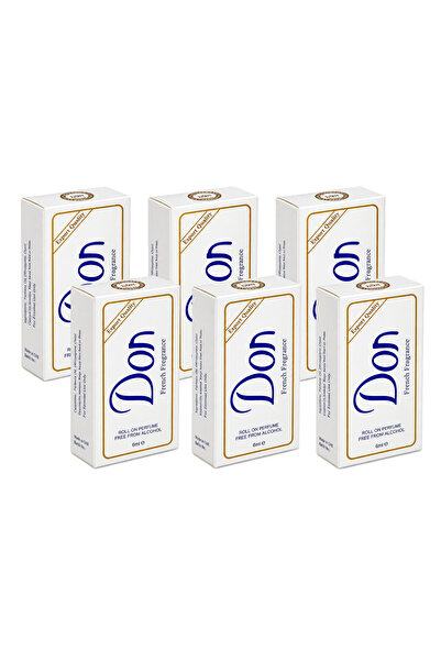 Rifas Don Don FRENCH FRAGRANCE OIL 6ML FREE FROM ALCOHOL (PACK OF 6)