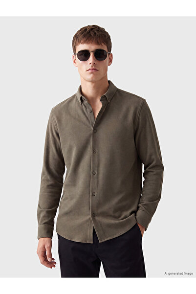 LC Waikiki I Narrow Fit Textured Men's Shirt from Freezen Store