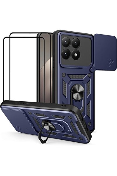GENERAL Cnp-Botao for Xiaomi 15t 5g Case Slide Camera Cover Ring Kickstand Ph...