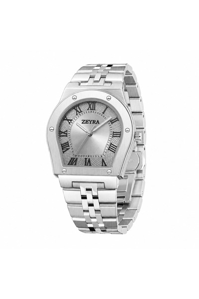ZEVRA Zeyra Silver Watch with Metal Bracelet and Roman Numeral Dial