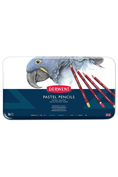Derwent Pastel Pencils 36'lı Pastel Kalem Teneke Set /