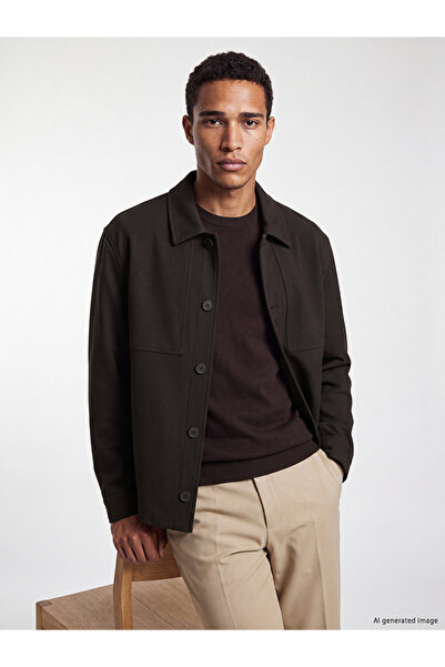 LC Waikiki Vizyon New Season Brown Regular Fit Men's Jacket