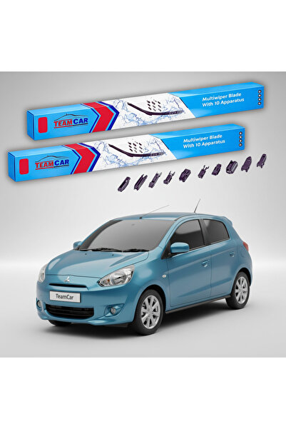 TEAMCAR Чистачки Мицубиши Мираж, Спейс Стар 2012+ |   Преден комплект Flat Pr...