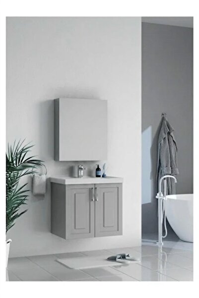 Wons Bathroom Wons Londra 65 cm Kül Gri Banyo Dolabı