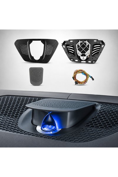 Navigold BMW 3 Serisi G20/G21 Uyumlu Bowers & Wilkins Tasarım LED Ambient Işıklı Torpido Üstü Orta Hoparlör ve Kapağı