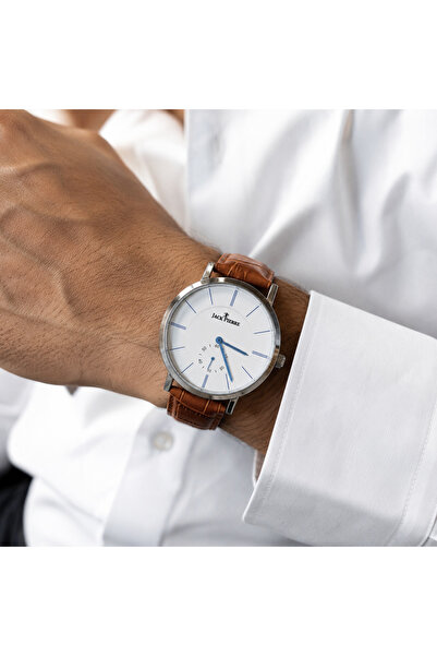 JACK PIERRE Wristwatch with Leather Strap