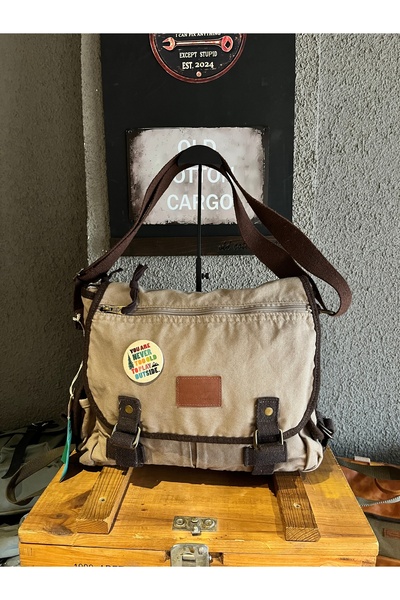 old cotton cargo Omuz Çantası postacı 7260 NICO BAG 095 H 32 W 30 D 12