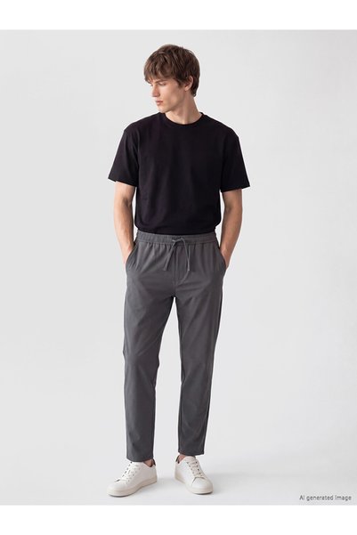 LC Waikiki Özmarka New Season Anthracite Regular Fit Men's Trousers