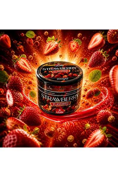 LyLeila Strawberry Çilek Premium Bitkisel Karışım Hookah Aroma (Aromatic Blen...