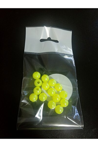 Storm Efsane 10 mm Camgöz Sarı Boncuk