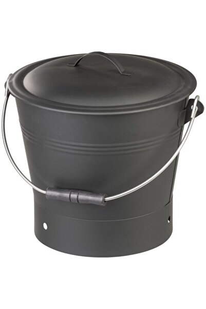 Solplant Galeata/recipient pentru cenusa, metal, negru, 8 L, Strend Pro