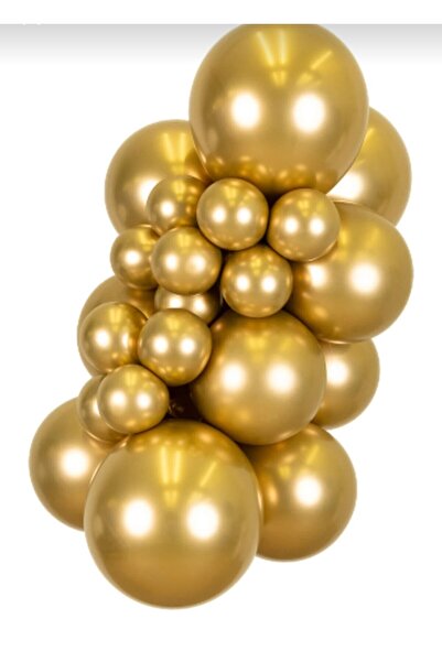 partiora konsept 12 inc Mirror Gold Balon