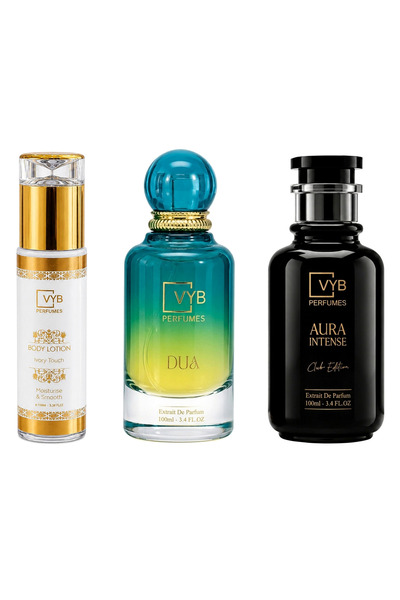 VYB Perfumes AID Luxury Perfumes Gift Box for Men & Women, Aura Intense & Dua...