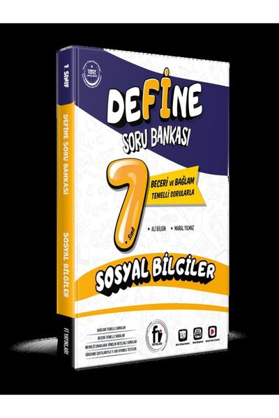 Fi Yayınları 7.SINIF DEFİNE SOSYAL BİLGİLER SORU BANKASI 2027 MAARİF MODEL BE...