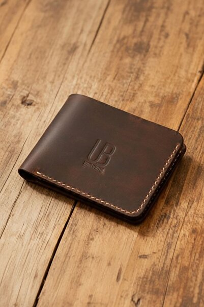 Urban Bag Handmade Wallet made of genuine Leather Concept 2 – Dark Brown (Thr...