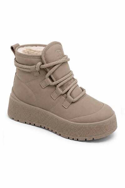 vynor atelier Women's Mink Winter Boots with Fur Inside, Thick Platform Sole,...
