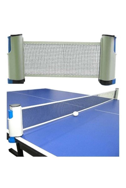 Generic Brand Plasa de tenis de masa retractabila, portabila, plasa de tenis de masa cu plasa reglabila