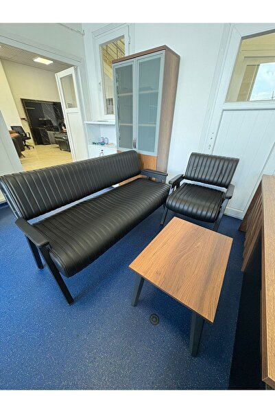 ERDEM KARDESLER OFİS MOBİLYALARI LAZER OFİS KANEPE TAKIMI 3+1+1