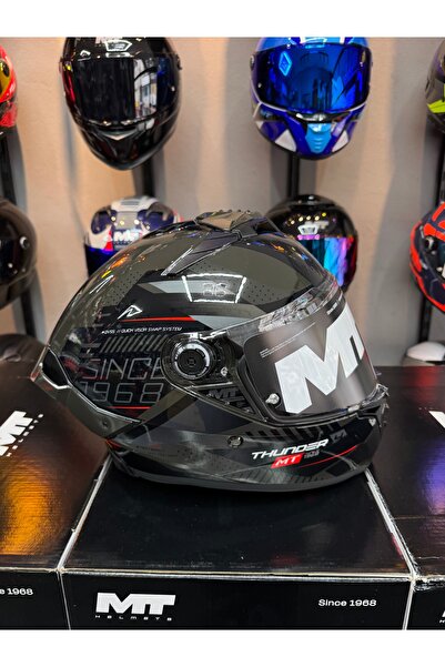 MT Helmets Thunder 4R Luminence D1 kask