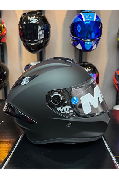 MT Helmets Targo S Pure Mat siyah Kask