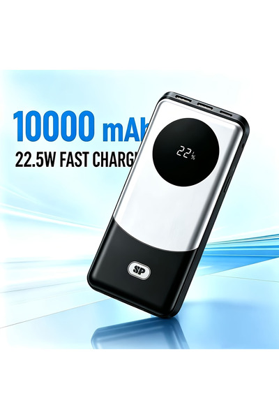 Generic Brand 10000mAh portable power bank, 22.5W fast charging, with LED dig...