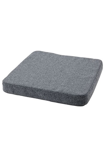 IKEA Gri Sandalye Minderi 35x37 cm Yumuşak Dolgulu