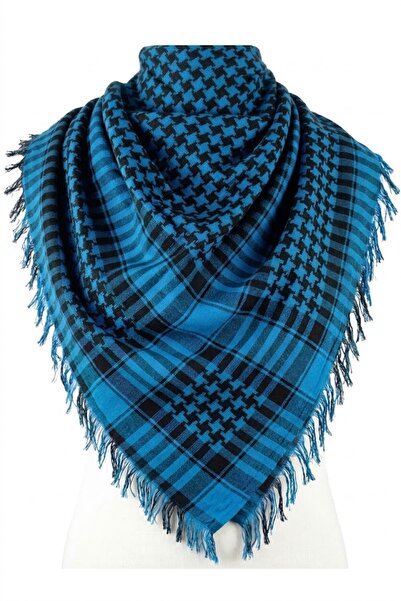 İSTANBULSTYLEMODA Cotton Puffy Bag Kefiye Shawl